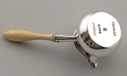 Antique Silver Miniature Brandy Saucepan - Richard Sibley, Thomas of Bond Street